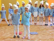 Šmoulové - závěrečné vystoupení 2017